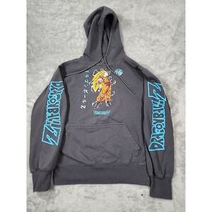 Dragon Ball Z‎ Hoodie Mens Small Goku Super Saiyan Toei Animation Tag Sweatshirt